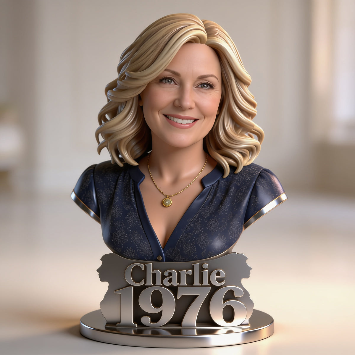 Personalized 50th Birthday Middle-Aged Woman Custom Shaped Acrylic Plaque Gift For Her
