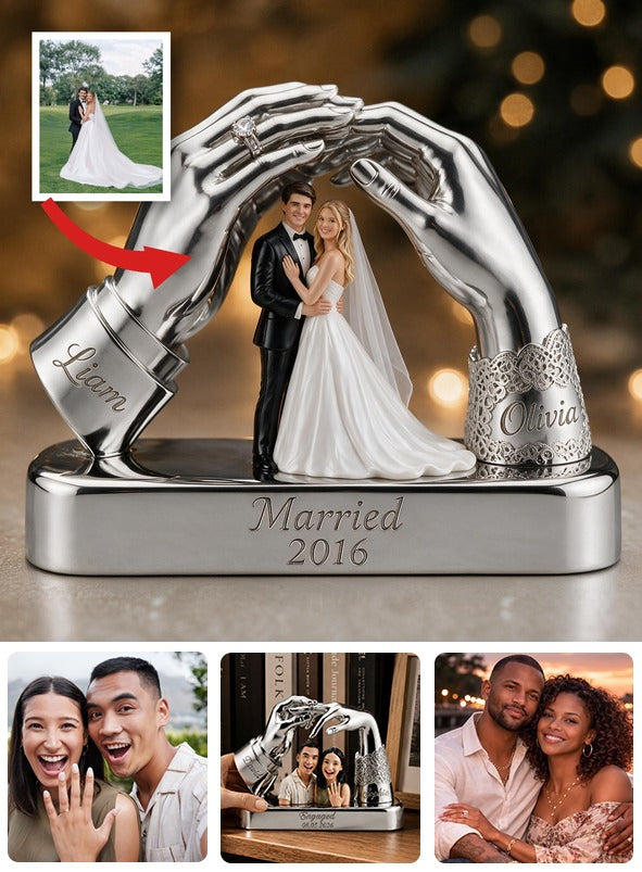 Plaque Acrylique Personnalisée pour le 10ème Anniversaire de Mariage | Cadeau Couple 2016