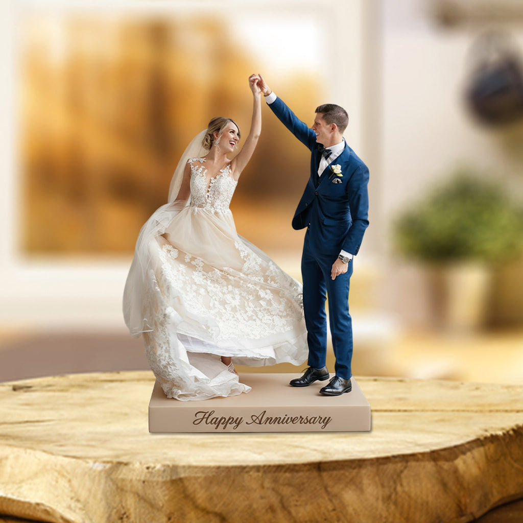 Custom Photo 20th Wedding Anniversary Middle-Aged Couple 2006 Acrylic Plaque Gift