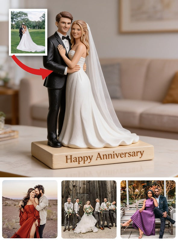 Custom Photo 10th Wedding Anniversary Wedding Couple 2016 Shaped Acrylic Plaque Gift