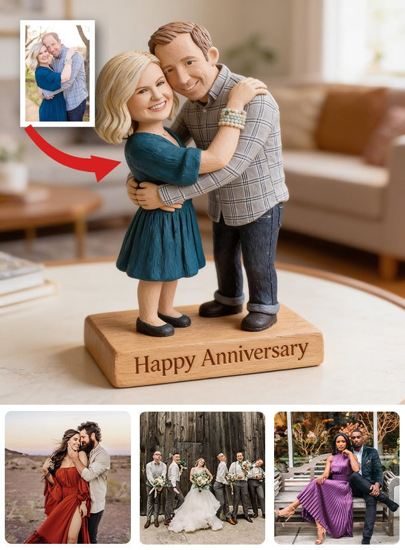 Custom Photo 30th Anniversary 1996 Middle-Aged Couple Custom Shaped Acrylic Plaque Keepsake Gift
