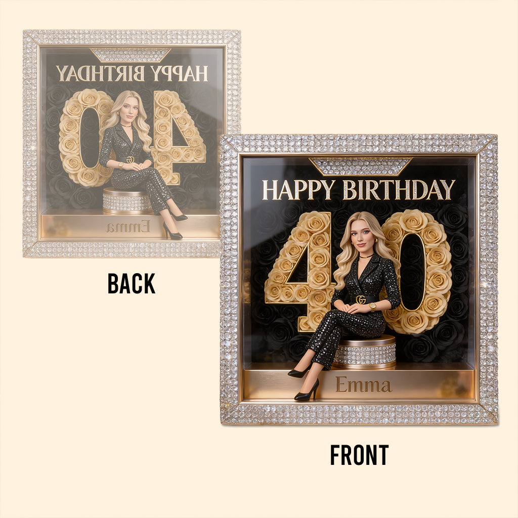Plaque Acrylique Personnalisée Anniversaire Fille Latina Cadeau