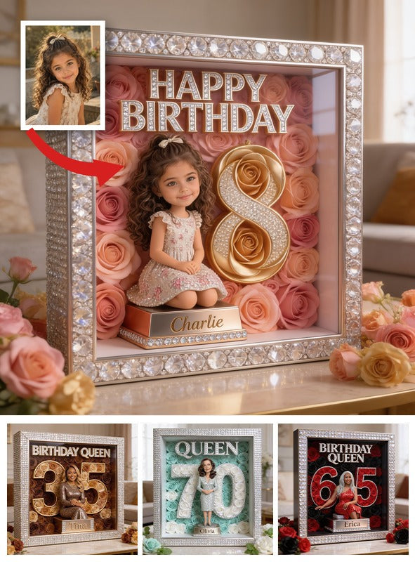 Plaque Acrylique Personnalisée Anniversaire Fille Latina Cadeau