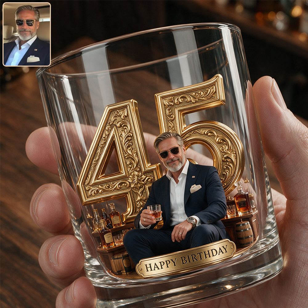 Personalized 21st Birthday Latino Man Whiskey Decanter Set Gift For Him