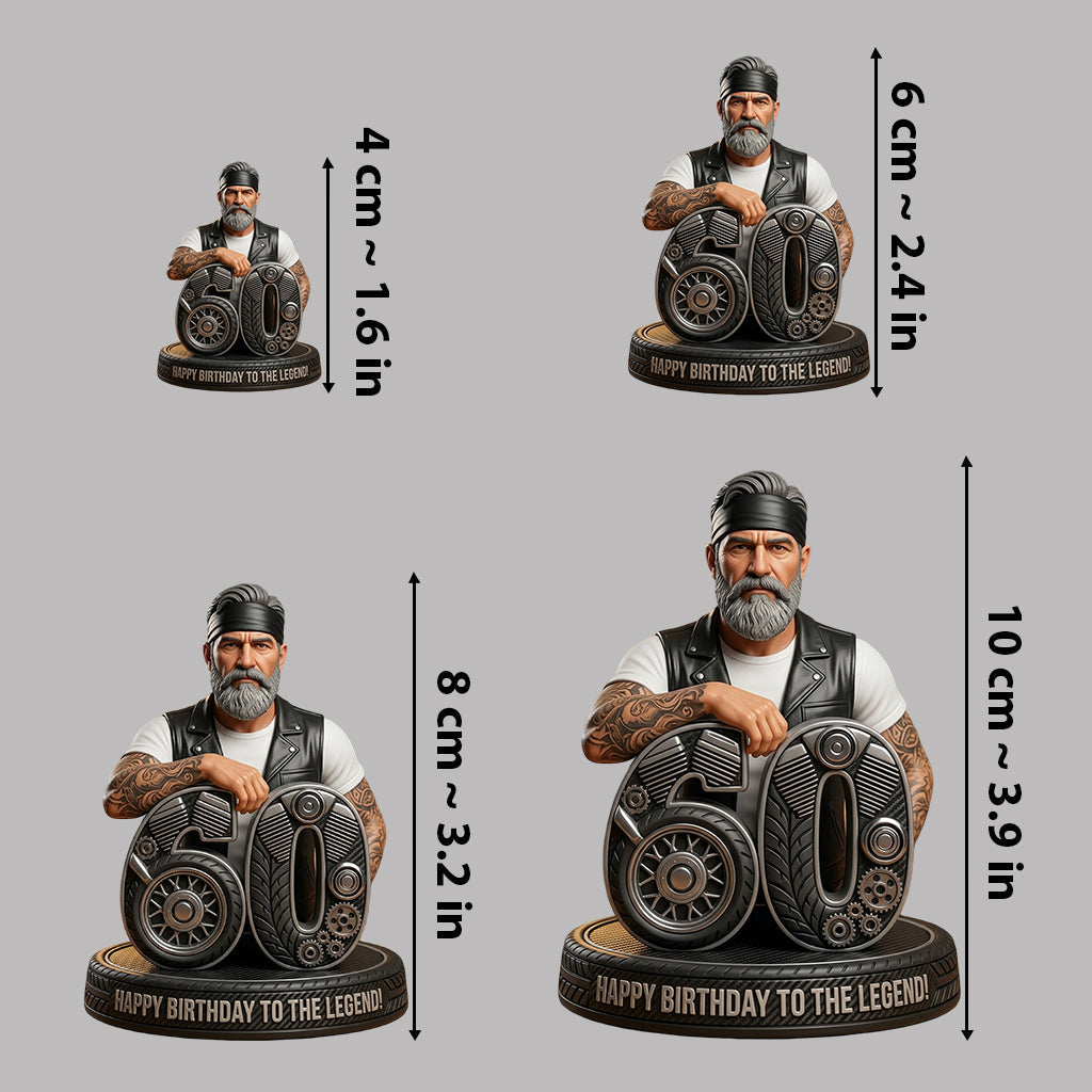 Personalized 21th Birthday Black Man 3D Figurine Gift for Husband Boyfriend Son