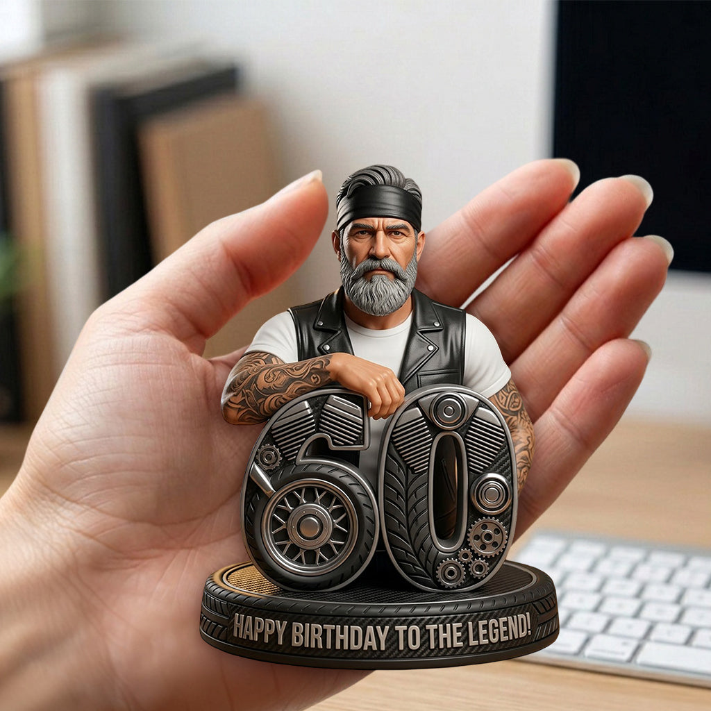 Personalized Birthday Black Little Boy 3D Figurine Son Grandson Nephew Keepsake Gift