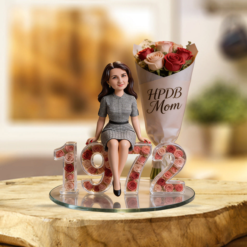 Personalized 21st Birthday Woman Custom Shaped Acrylic Plaque Gift For Her