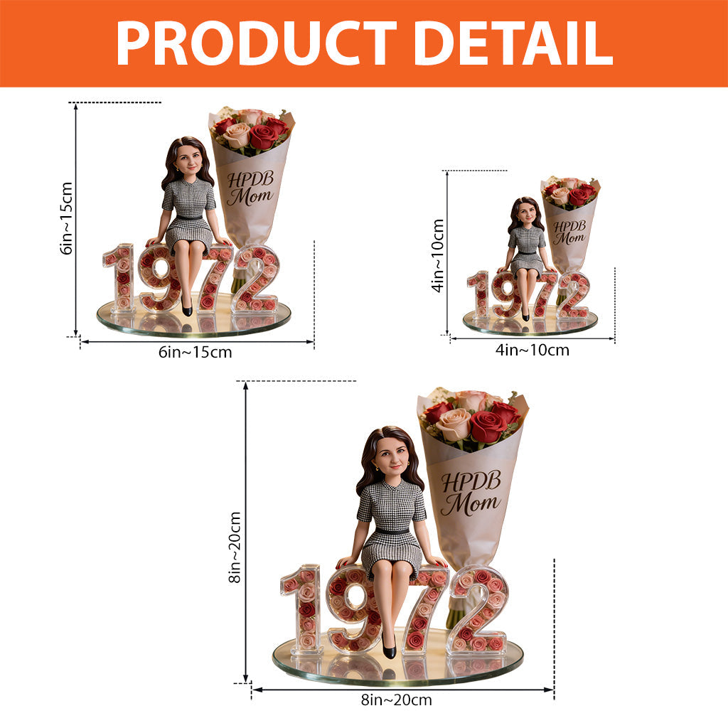 Personalized 21st Birthday Woman Custom Shaped Acrylic Plaque Gift For Her