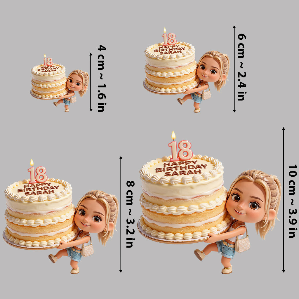 Personalized 8th Birthday Little Boy Custom 3D Figurine Keepsake Gift