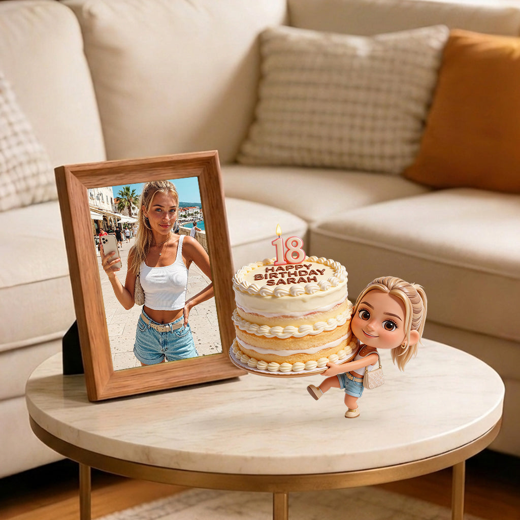 Personalized 25th Birthday Latino Man 3D Figurine Keepsake Gift
