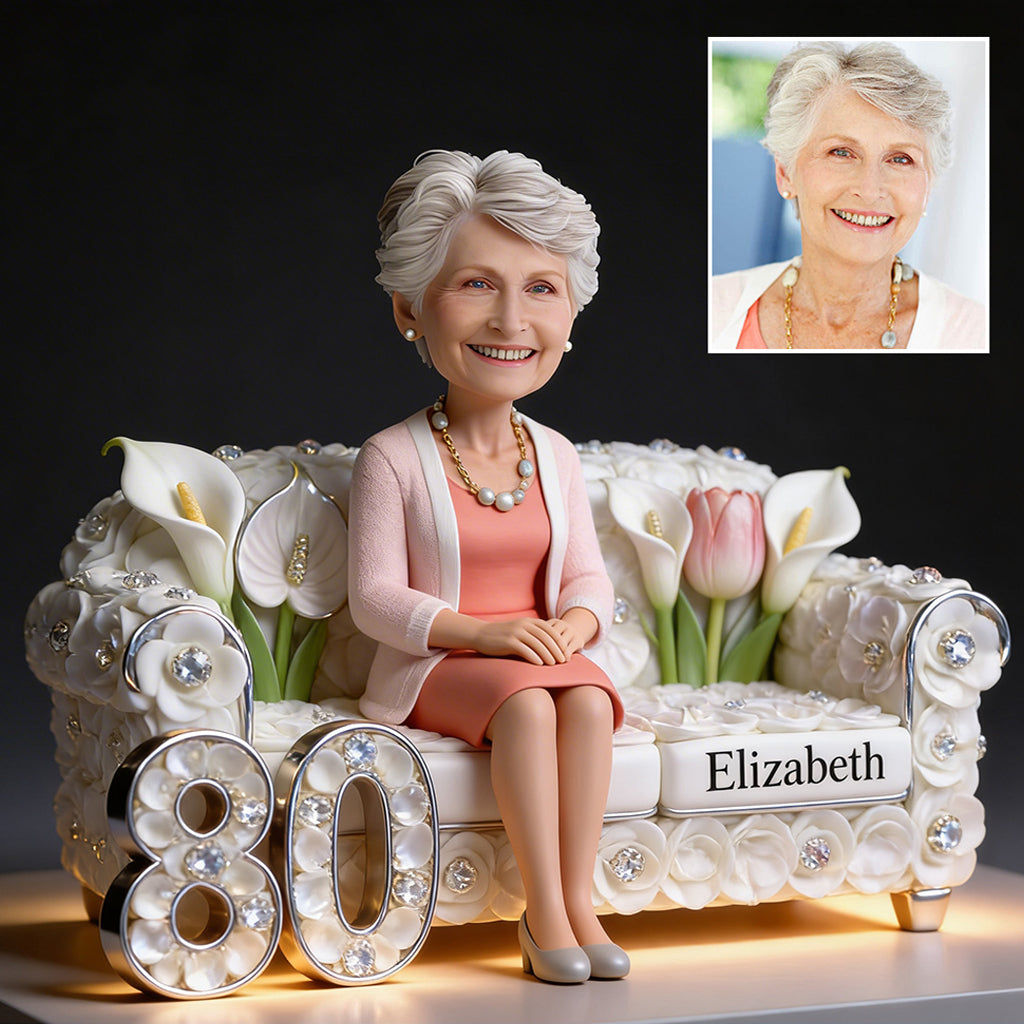 Personalized 45th Birthday Middle-Aged Black Woman Custom Acrylic Plaque Birthday Gift