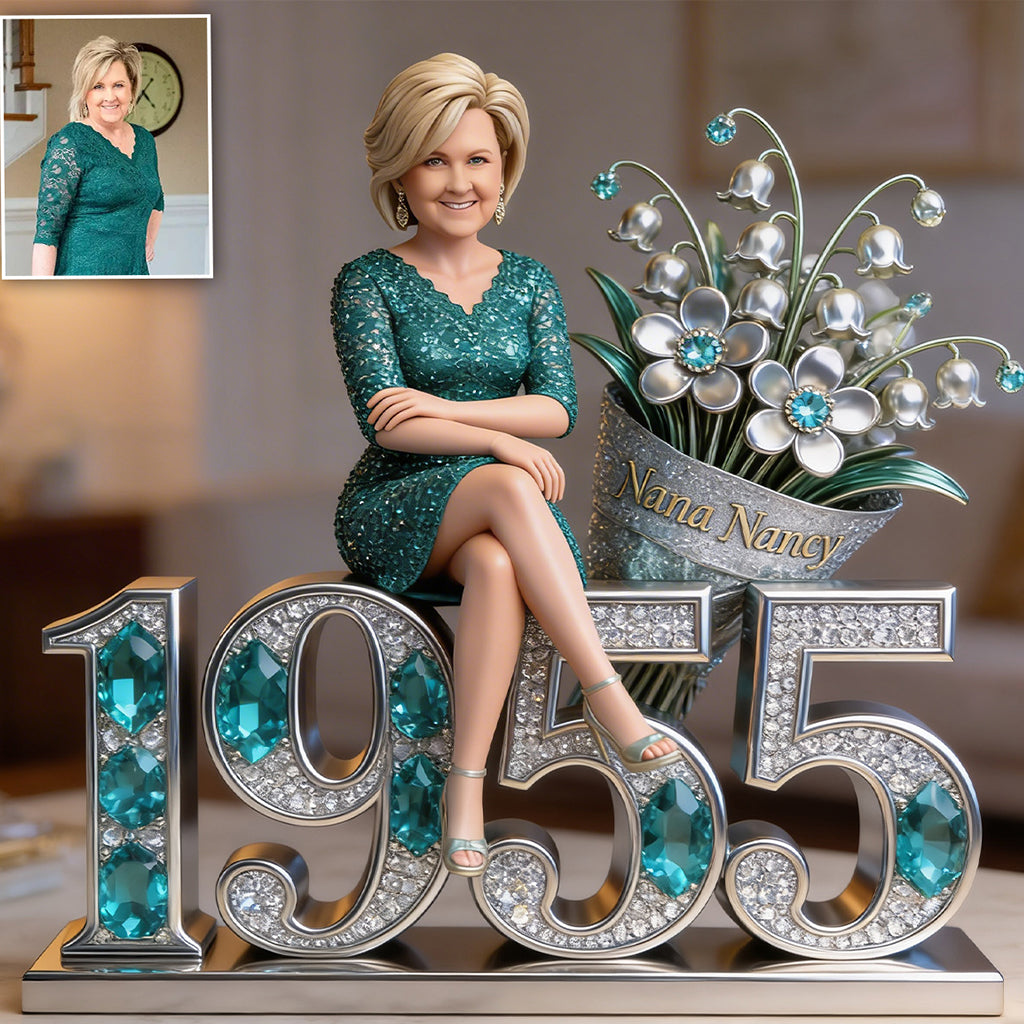 Personalized 25th Birthday Woman Custom Shaped Acrylic Plaque Luxury Gift For Her