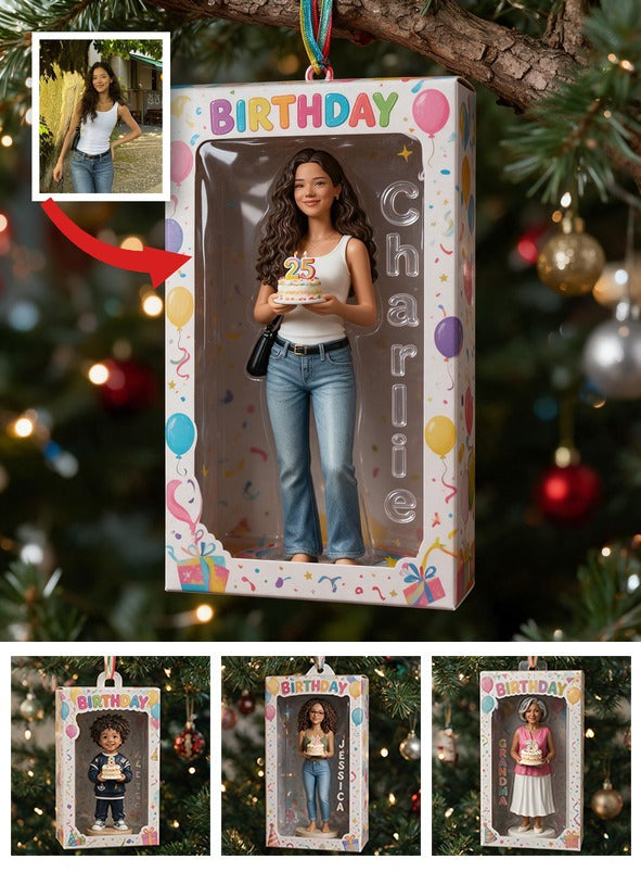 Personalized 25th Birthday Latina Woman Ornament Milestone Gift