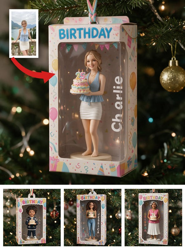 Personalized 25th Birthday Woman Ornament, Meaningful Gift For Her