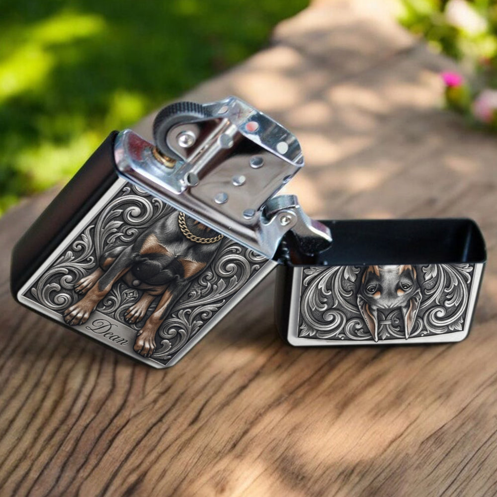 Personalized Siberian Husky 2010-2024 Custom Pocket Lighter Pet Lover Gift