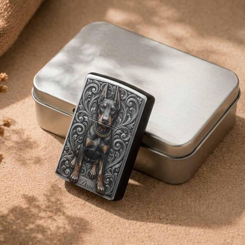 Personalized Siberian Husky 2010-2024 Custom Pocket Lighter Pet Lover Gift
