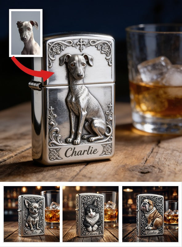 Personalized Italian Greyhound Pet Lighter Custom Keepsake Gift