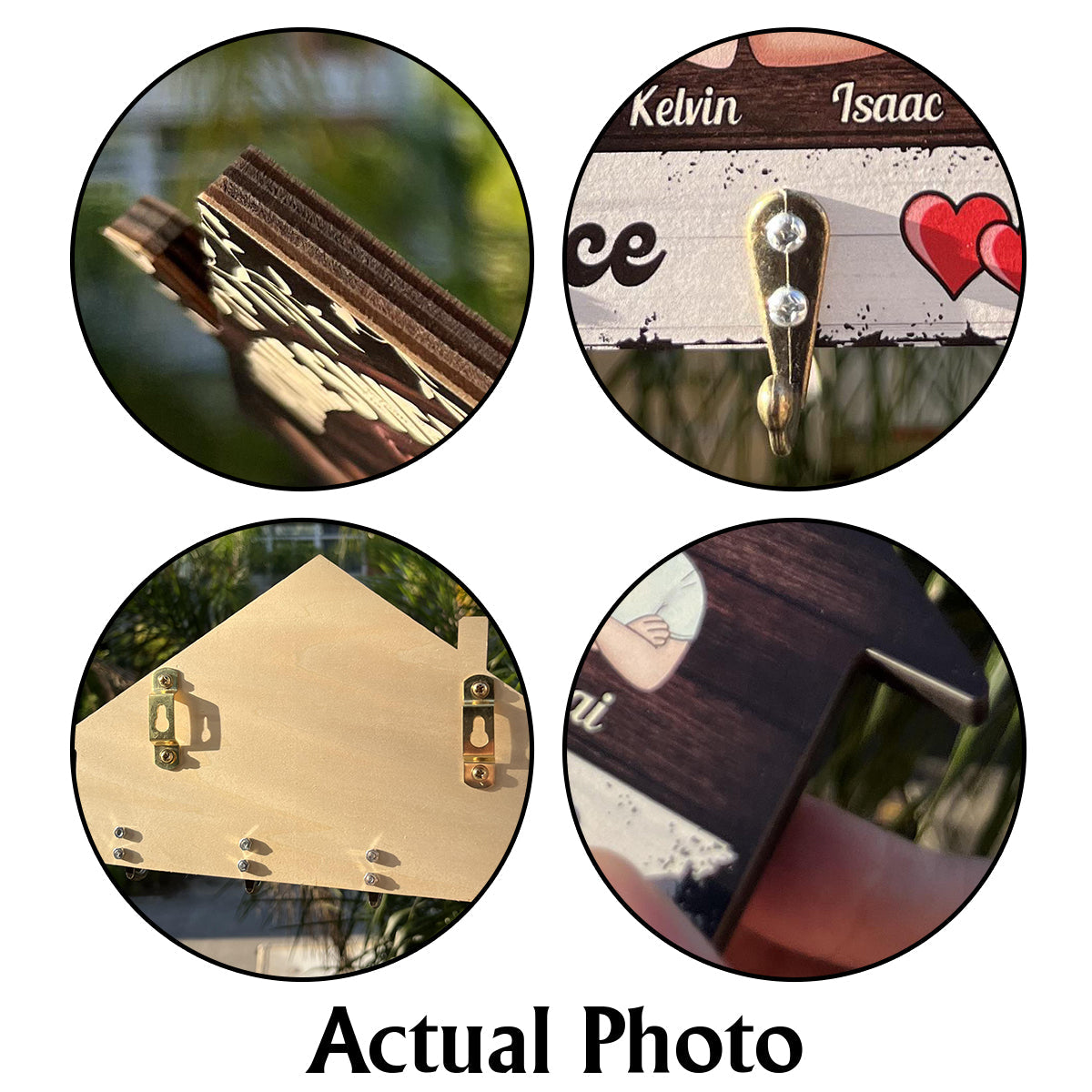 Personalized Siberian Husky Wooden Wall Mounted Key Rack Holder