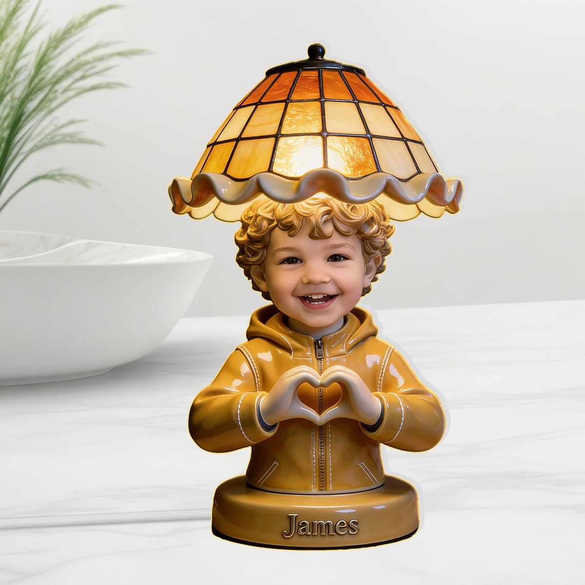 Lampe de Nuit LED Acrylique Personnalisée pour Petite Fille, Cadeau pour Fille Filleule Nièce