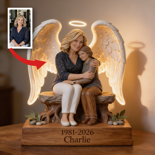 Personalized 1981-2026 Middle-Aged Woman Memorial Acrylic LED Night Light