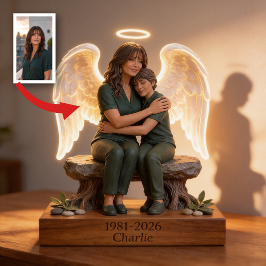 Personalized 1981-2026 Middle-Aged Latina Woman Memorial Acrylic LED Night Light