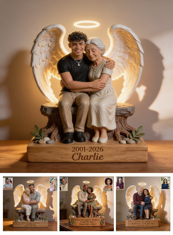 Personalized Memorial Latino Man 2001-2026 Acrylic LED Night Light