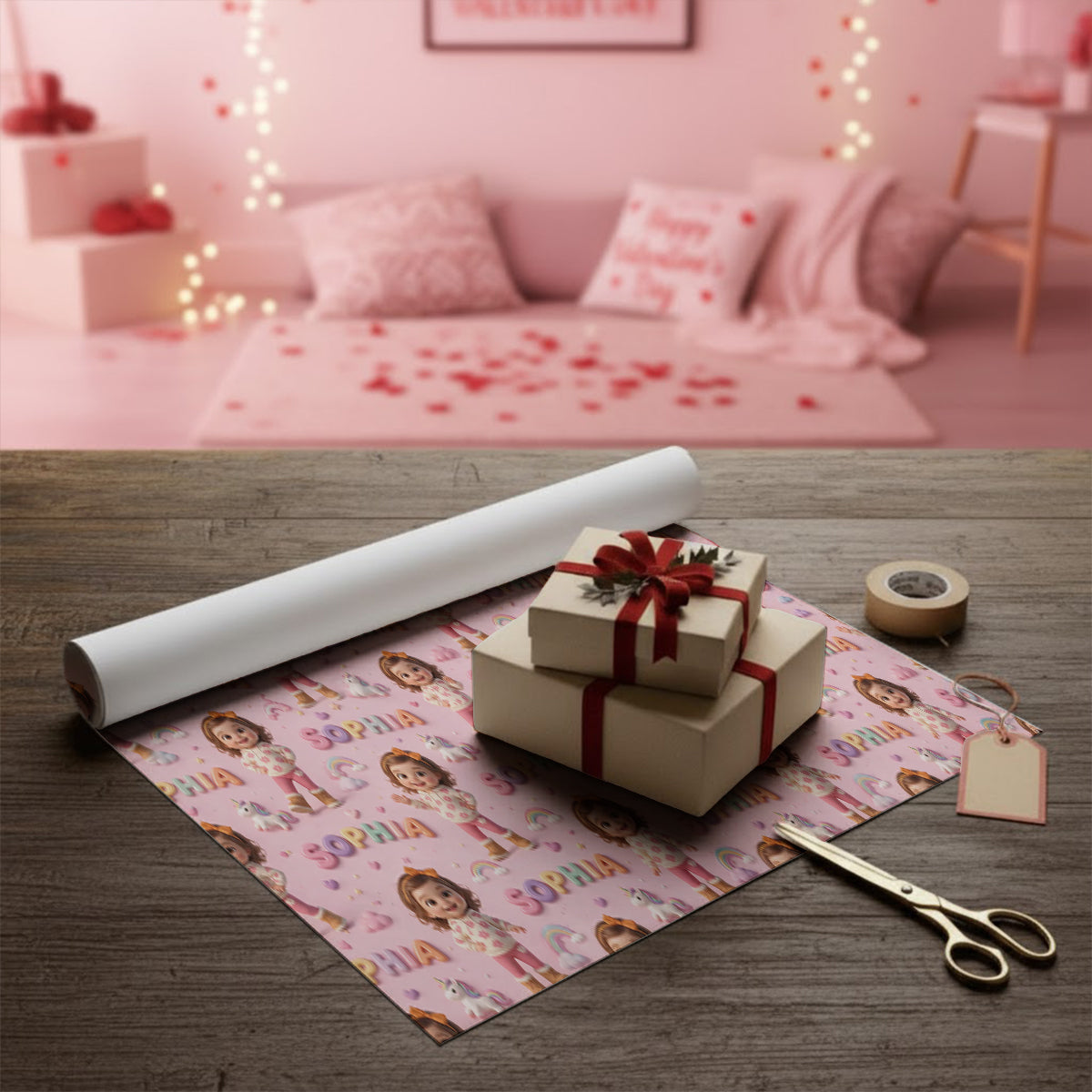 Personalized 25th Birthday Latino Man Wrapping Paper Gift for Him