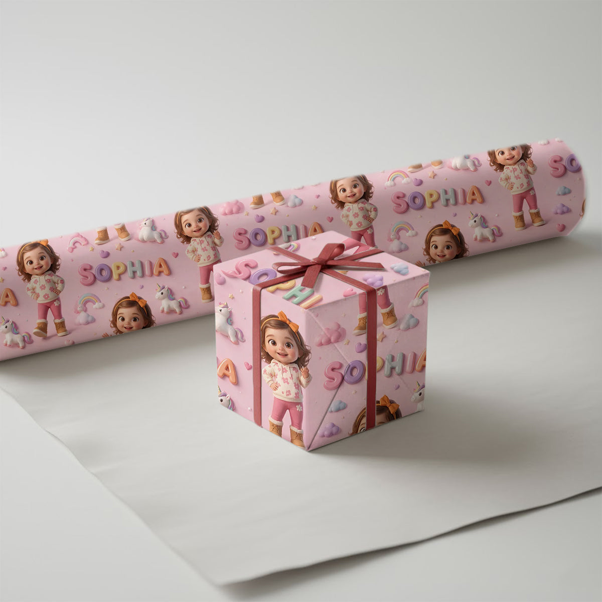 Personalized 45th Birthday Middle-Aged Latino Man Wrapping Paper Gift for Dad Husband Grandpa