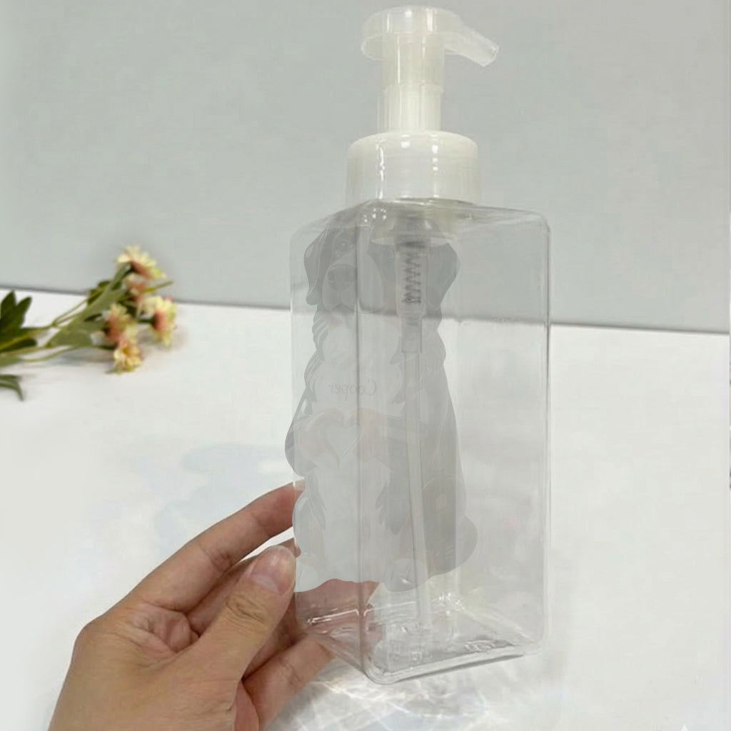 Personalized Fluffy Shih Tzu Soap Dispenser Bathroom Home Decor Gift