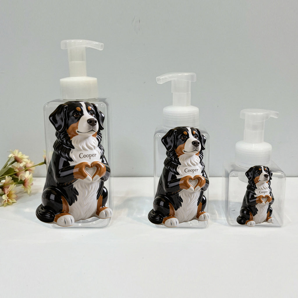 Personalized Siberian Husky Soap Dispenser Pet Lover Bathroom Gift