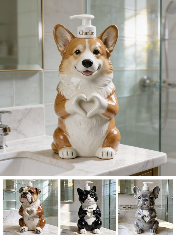 Personalized 2016-2026 Pembroke Welsh Corgi Soap Dispenser Bathroom Decor