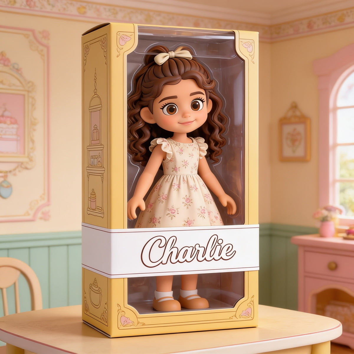 Personalized Latina Little Girl Custom Shaped Acrylic Plaque, Daughter Granddaughter Niece Gift
