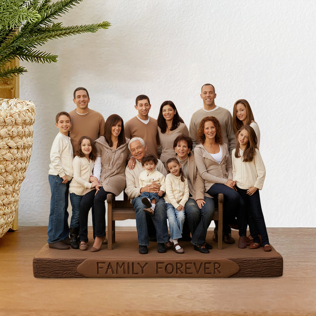 Personalized Single Mom Family Custom Shaped Acrylic Plaque Keepsake