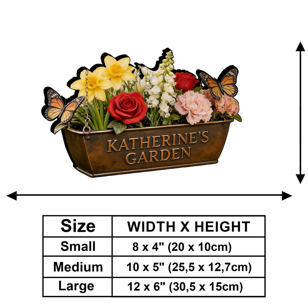 Custom Photo Older Woman Gardening Wooden Wall Mount Sign, Grandma Garden Decor Gift