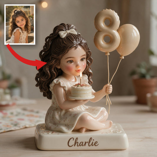 Personalized Birthday Latina Little Girl 3D Plaque, Daughter Granddaughter Gift