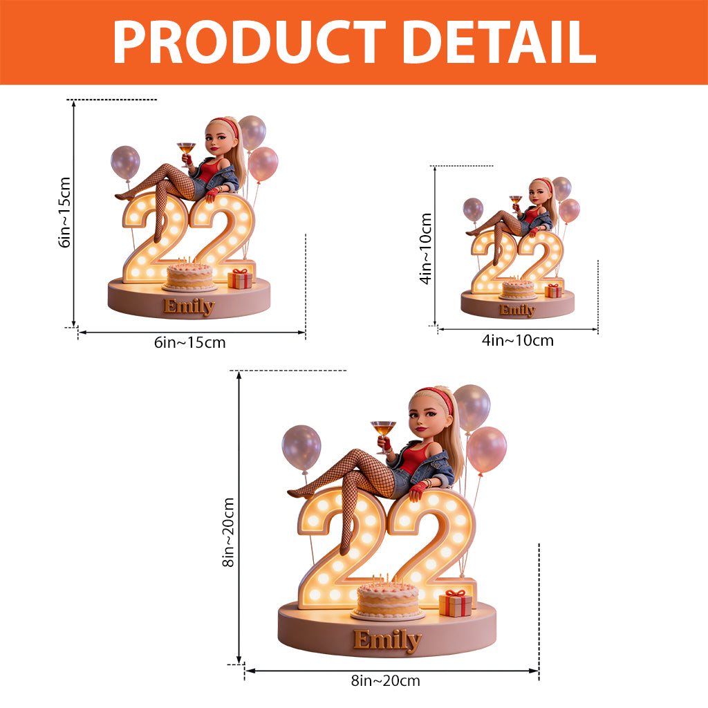 Personalized 8th Birthday Latino Little Boy Custom Shaped Acrylic Plaque Son Grandson Gift