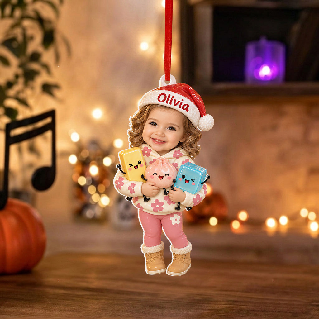 Personalized Christmas Little Boy Premium 3D Ornament Gift for Son Grandson Nephew
