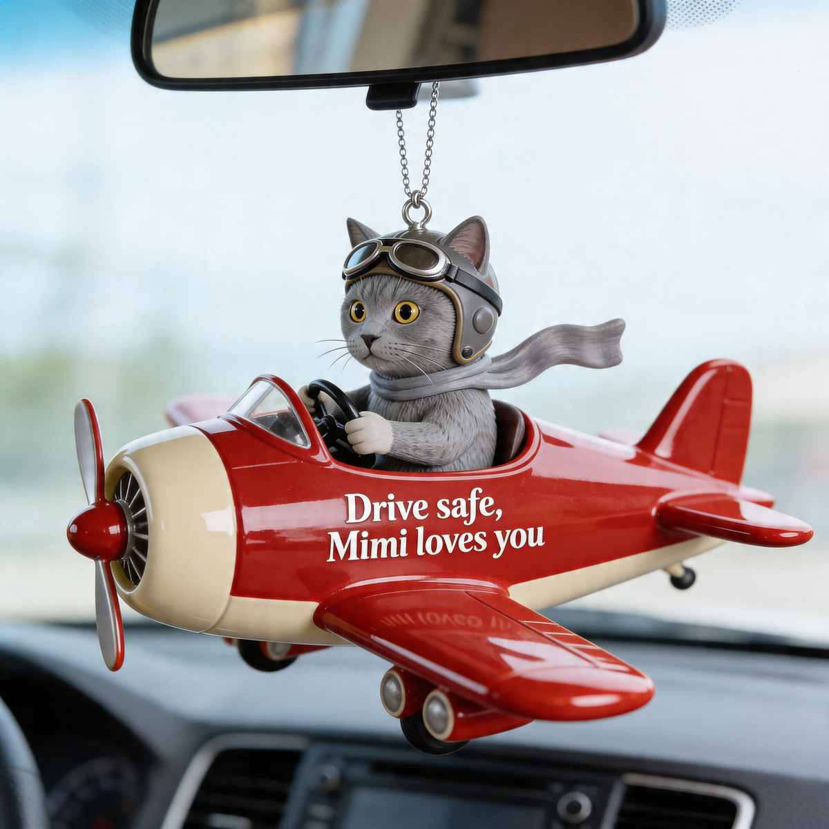 Custom Photo Siberian Husky Car Ornament Dog Lover Gift