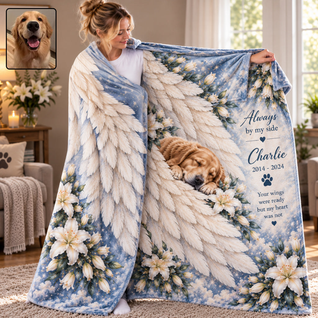 Personalized Poodle Memorial Wearable Blanket 2018-2028 Pet Loss Keepsake