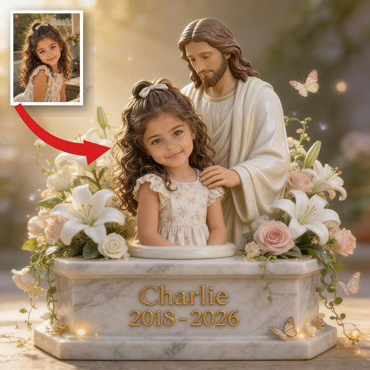 Personalized Memorial Latina Little Girl Custom Shaped Acrylic Plaque