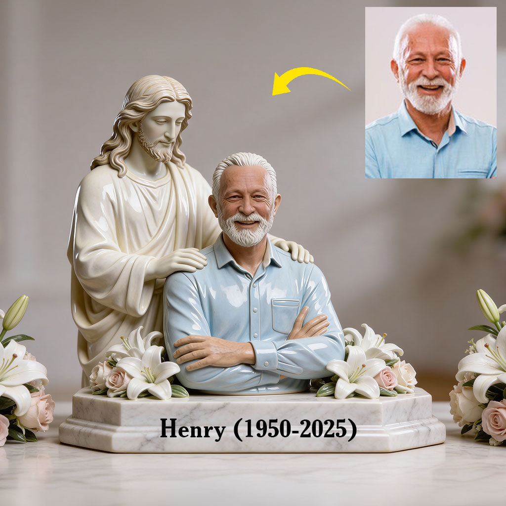 Personalized Memorial Older Black Man Grandfather Custom Acrylic Plaque