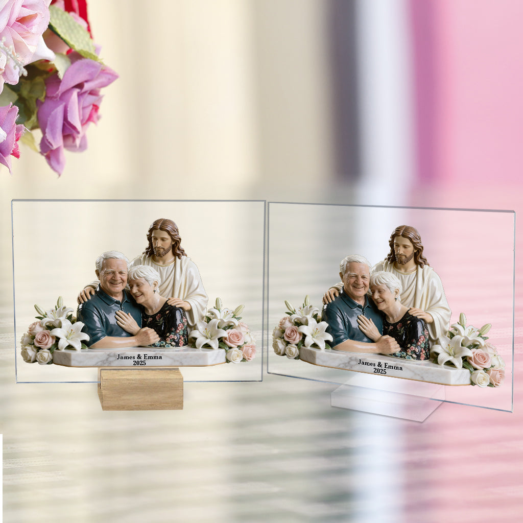 Personalized Memorial Latina Little Girl Custom Shaped Acrylic Plaque