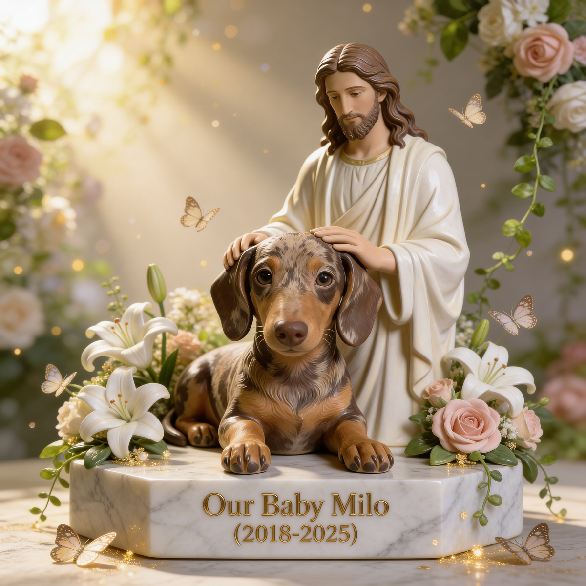Personalized Middle-Aged Black Woman Memorial Custom Shaped Acrylic Plaque