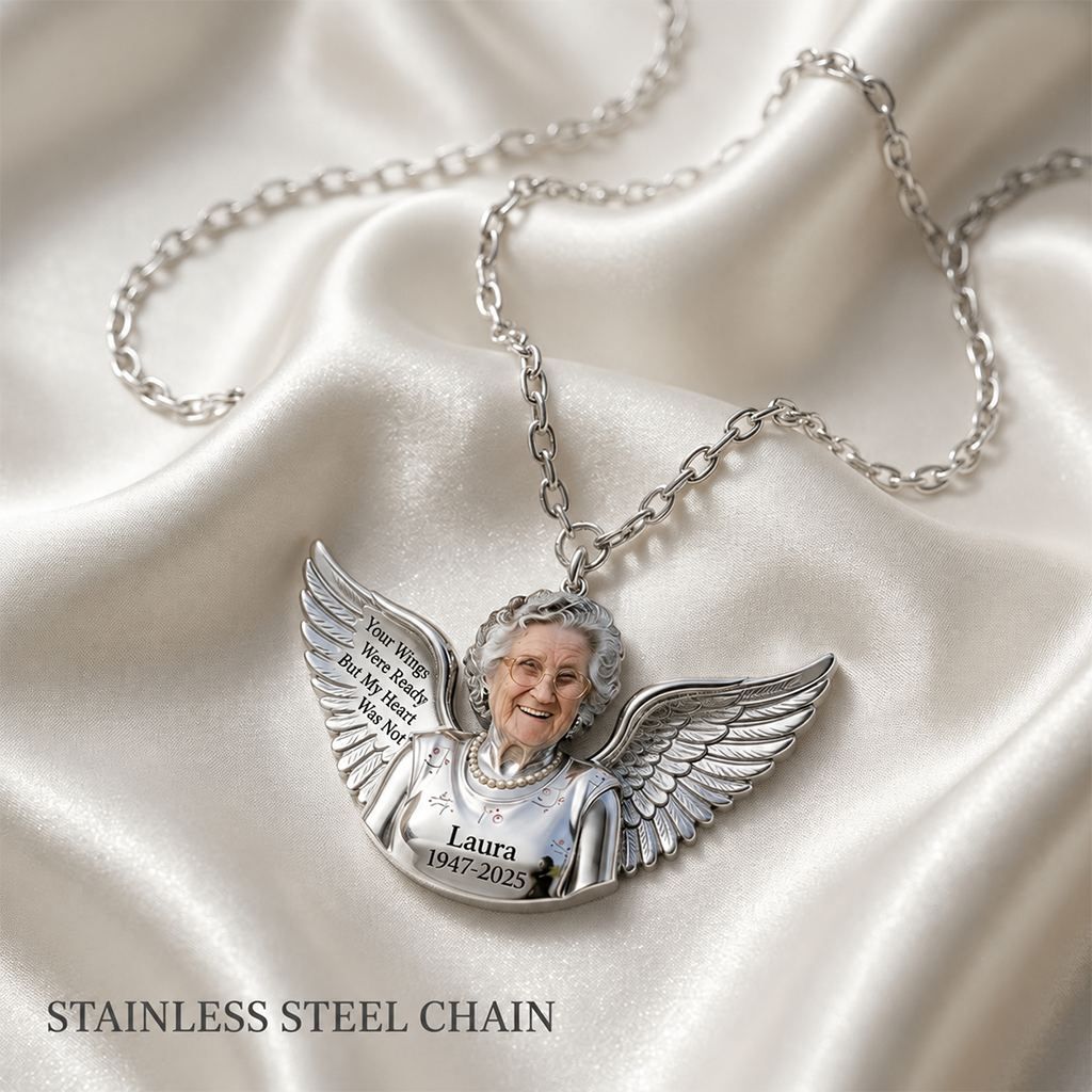 Personalized Little Girl Memorial Pendant Necklace