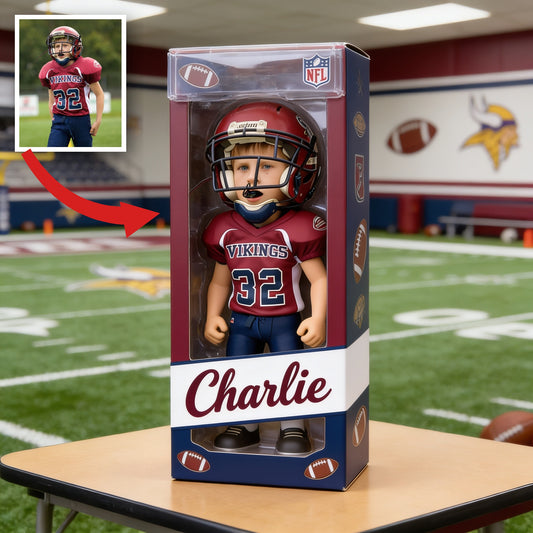 Personalized Youth American Football Player Custom Shaped Acrylic Plaque Sports Fan Gift