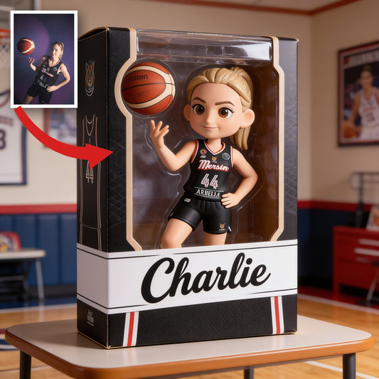 Personalized Woman Basketball Player Custom Shaped Acrylic Plaque Basketball Fan Gift
