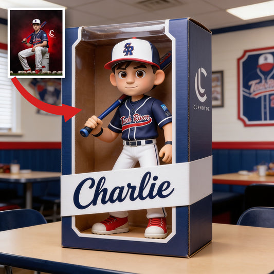 Personalized Latino Youth Baseball Player Shaped Acrylic Plaque Sports Gift