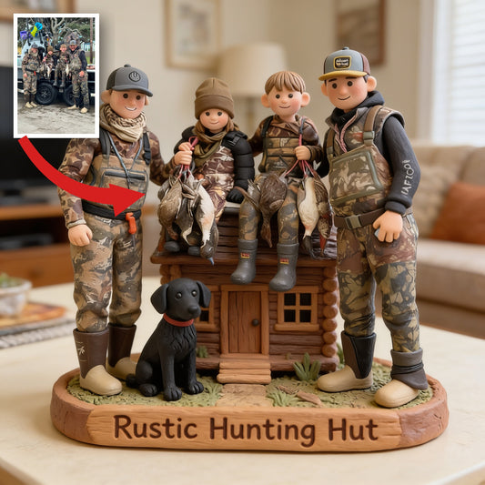 Personalized Hunting Family Custom Shaped Acrylic Plaque Hunting Home Decor Gift