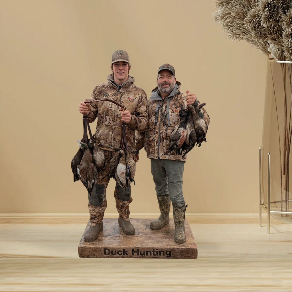 Personalized Duck Hunting Group Custom Shaped Acrylic Plaque Desk Decor Gift