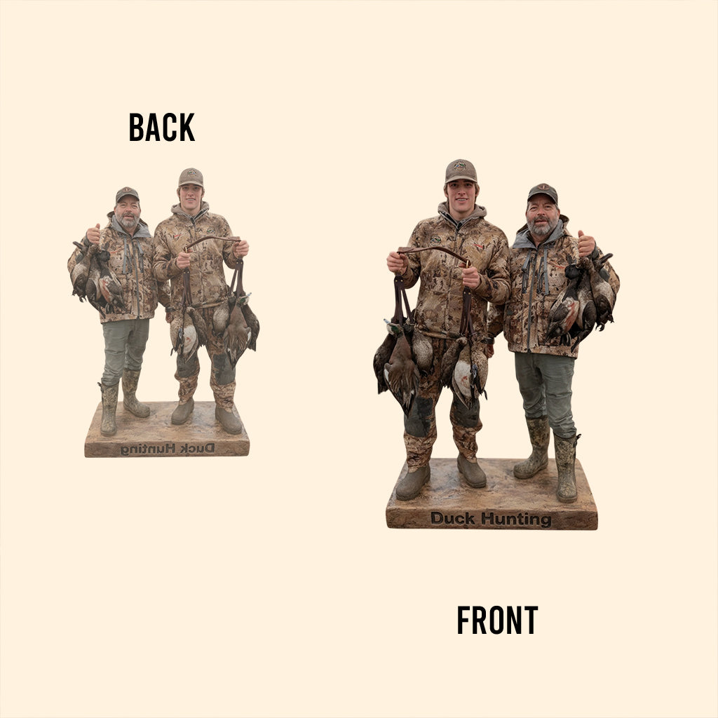 Personalized Duck Hunting Group Custom Shaped Acrylic Plaque Desk Decor Gift